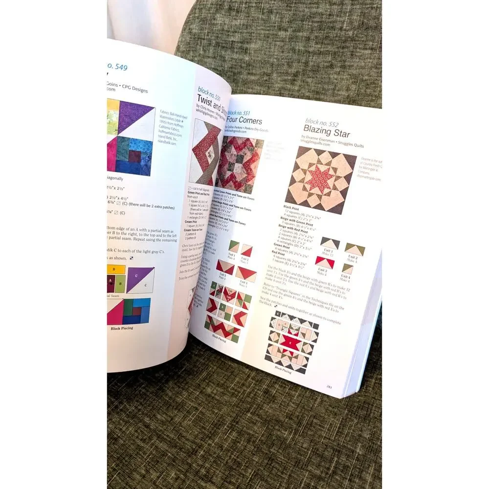 Quilter's 1,000 Blocks: A Collection of Quilt Blocks from Today's Top Designers